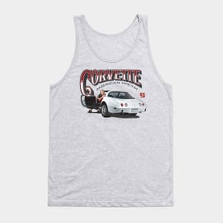 White Corvette Tank Top